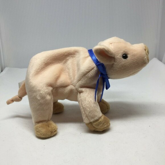 Ty Beanie Baby Knuckles Pig Plush Stuffed Animal Retired W Tag March 25 1999 - Picture 5 of 10